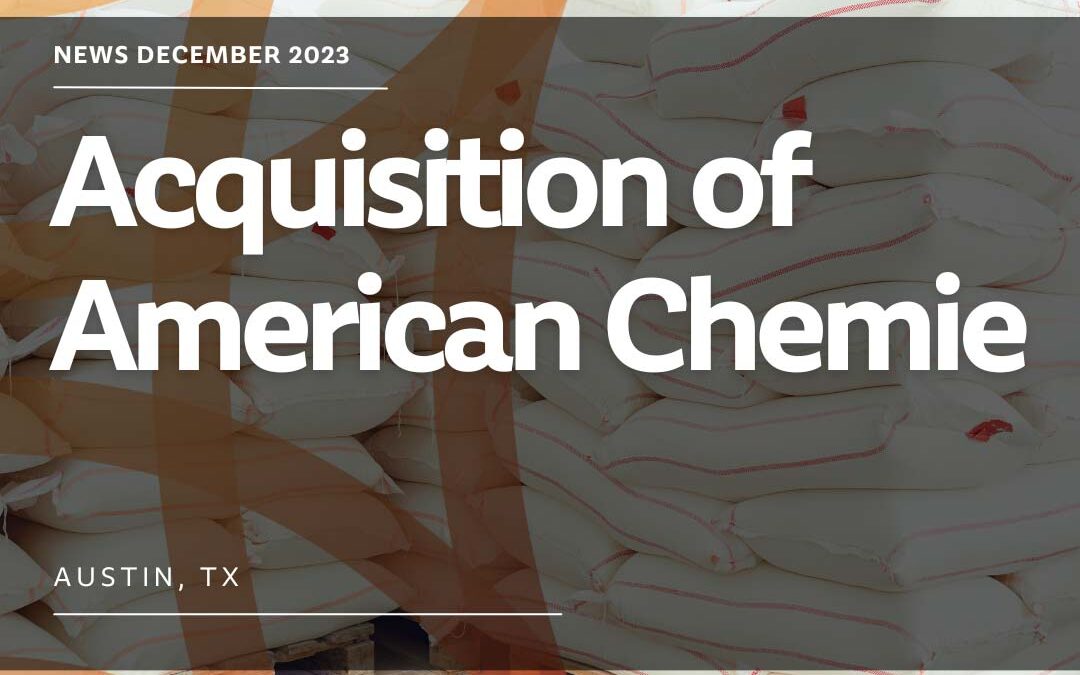 OFFICIAL PRESS RELEASE: Catalynt Acquires American Chemie- December 2023